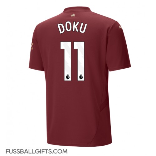 Manchester City Jeremy Doku #11 Fußballbekleidung 3rd trikot 2024-25 Kurzarm